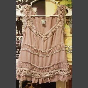 Mauve blouse/ tank top